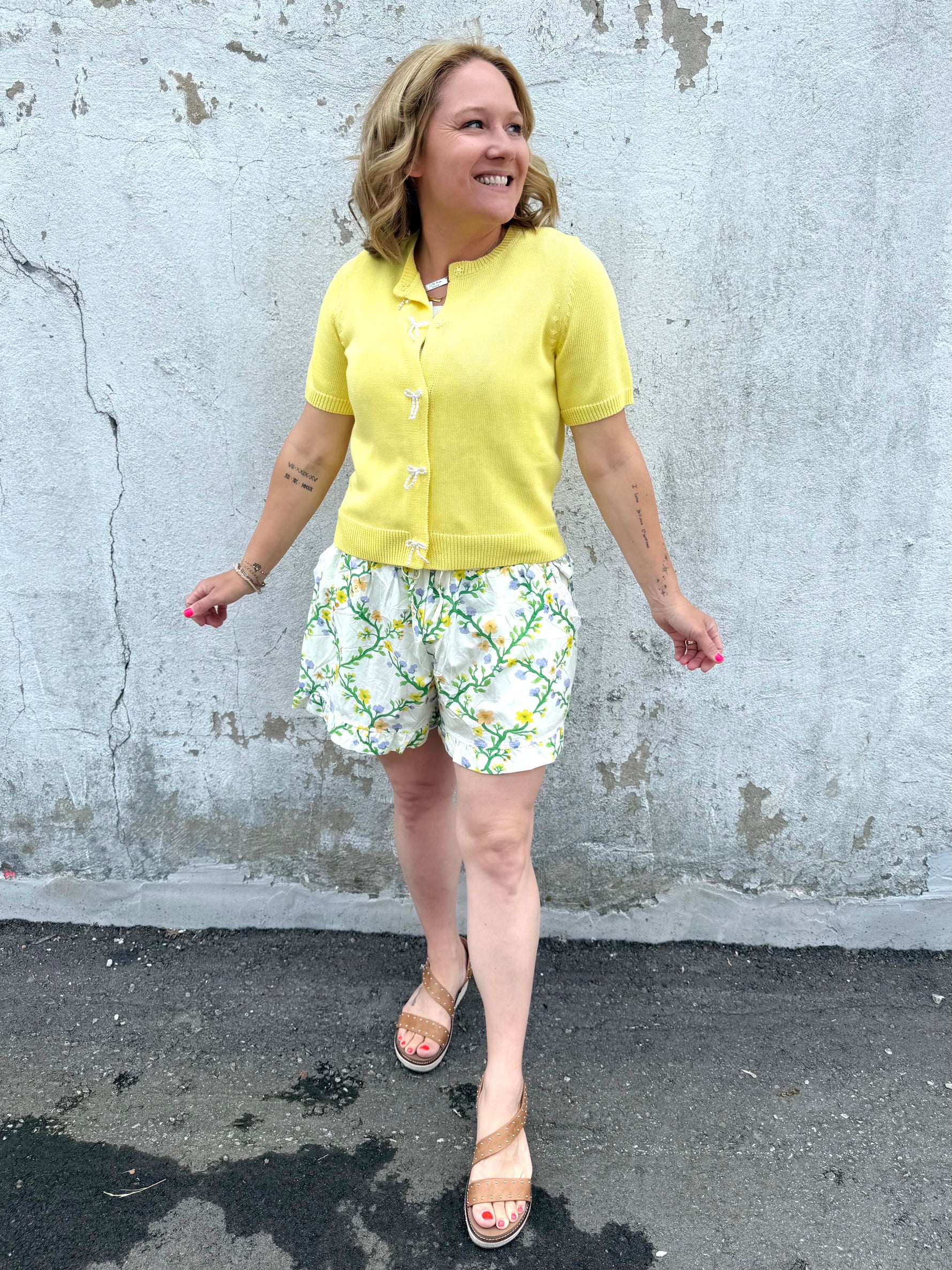 Sunny Ribbon Knit Top {S-3X} - KaraMarie
