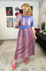 Sequin XOXO Tee {S-2X} - KaraMarie