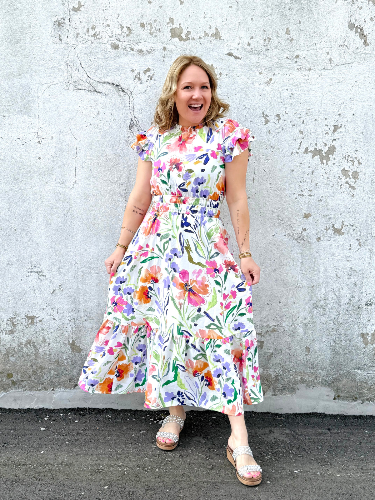 Blooming Elegance Dress {S-3X} - KaraMarie