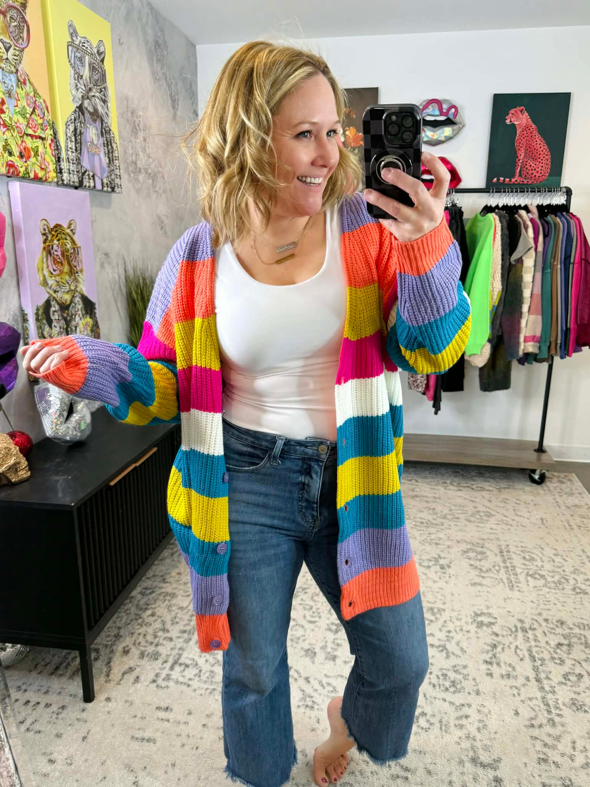 Color Cascade Cardigan {S-XL} - KaraMarie