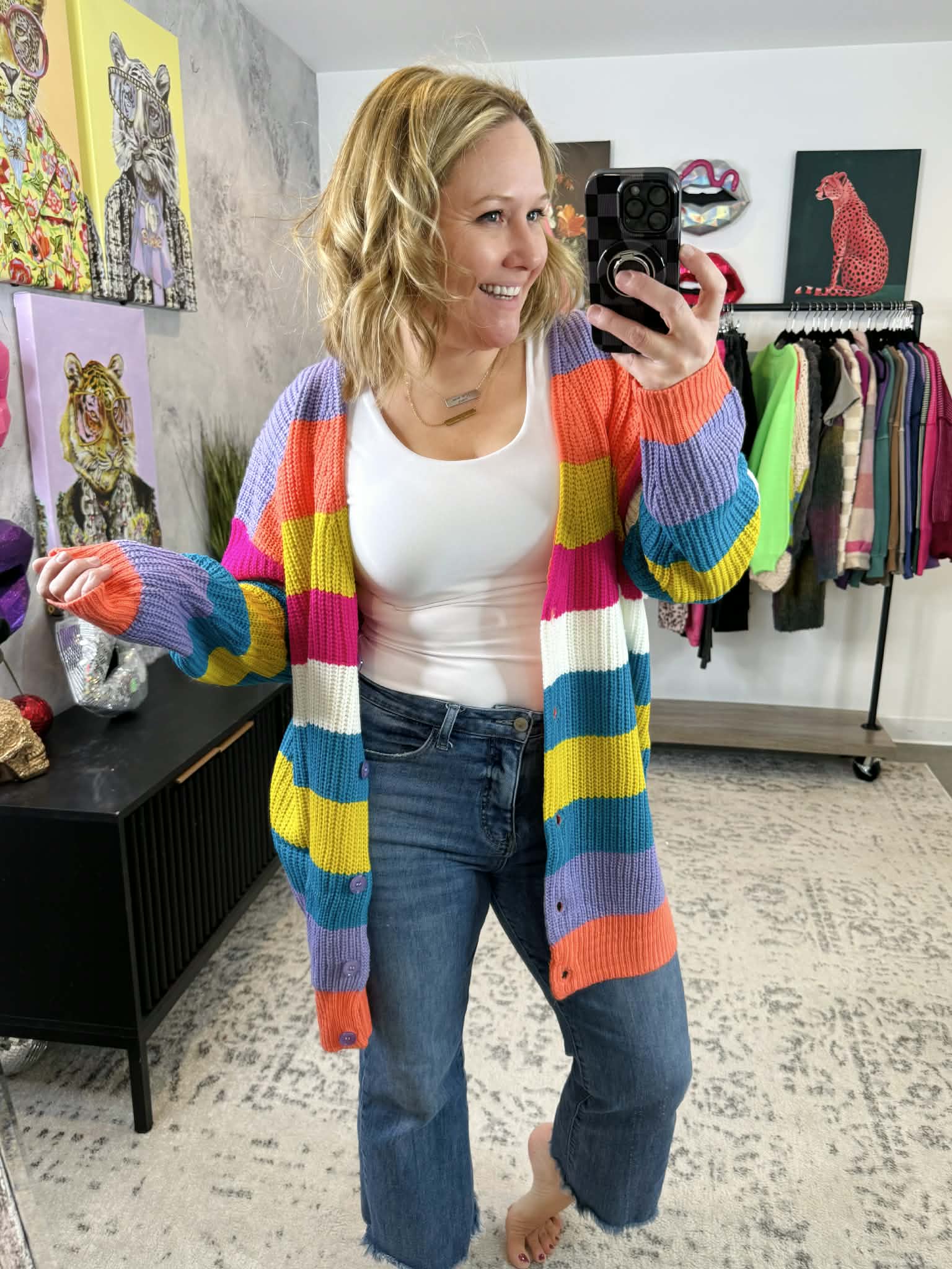 Color Cascade Cardigan {S-XL} - KaraMarie