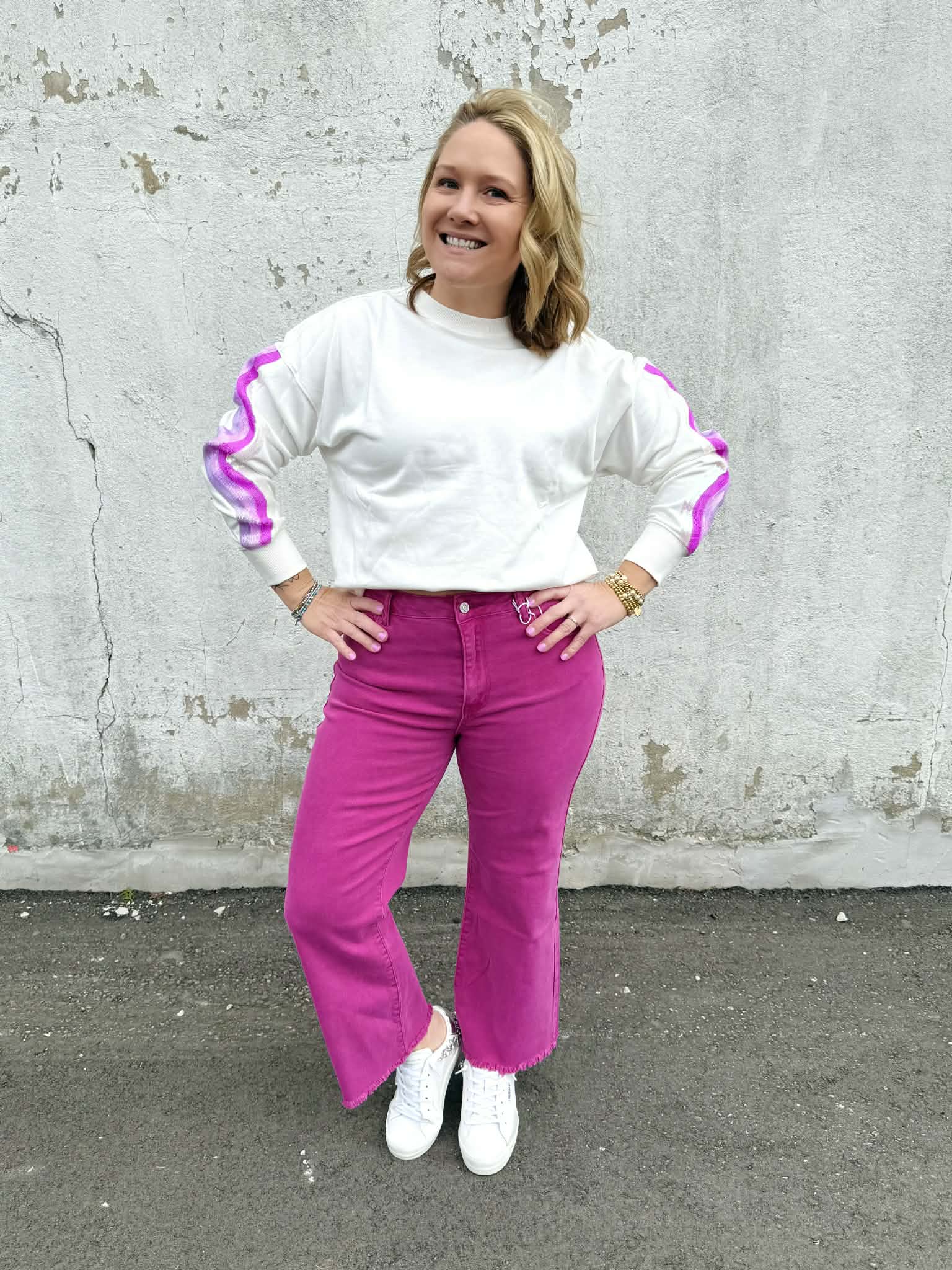 Playful Edge Denim Pants - Multiple Colors! {S-XL} - KaraMarie
