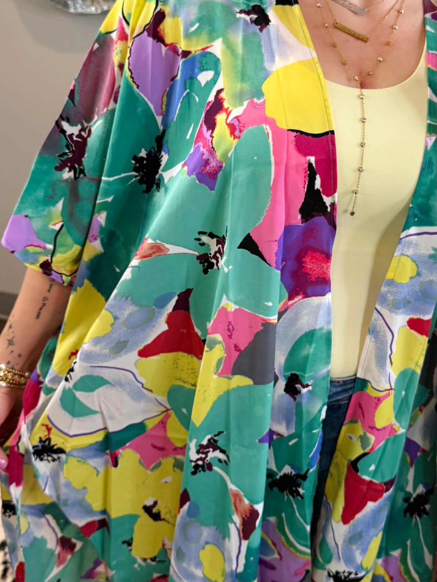 Blossom Breeze Kimono {S/M-1X/2X}