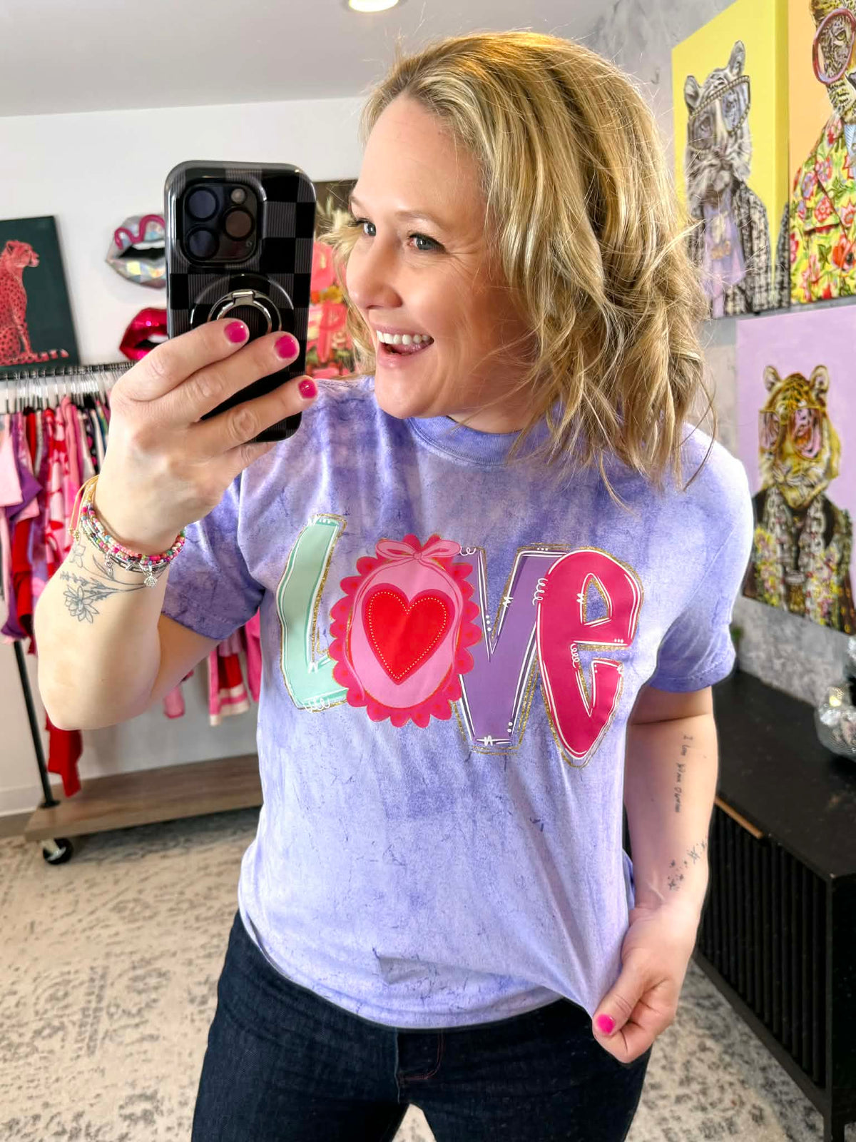Colorful LOVE Graphic Tee {Custom Order!} - KaraMarie