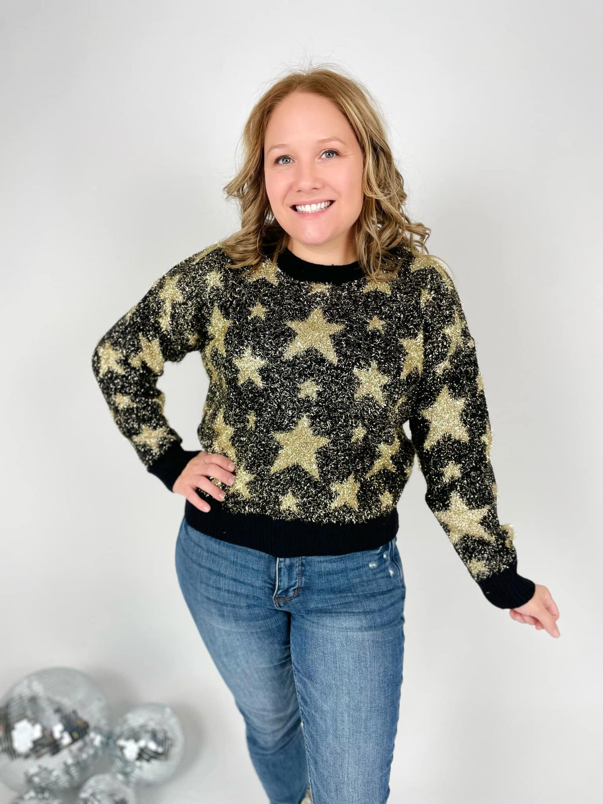 Time to Shine Star Sweater - KaraMarie