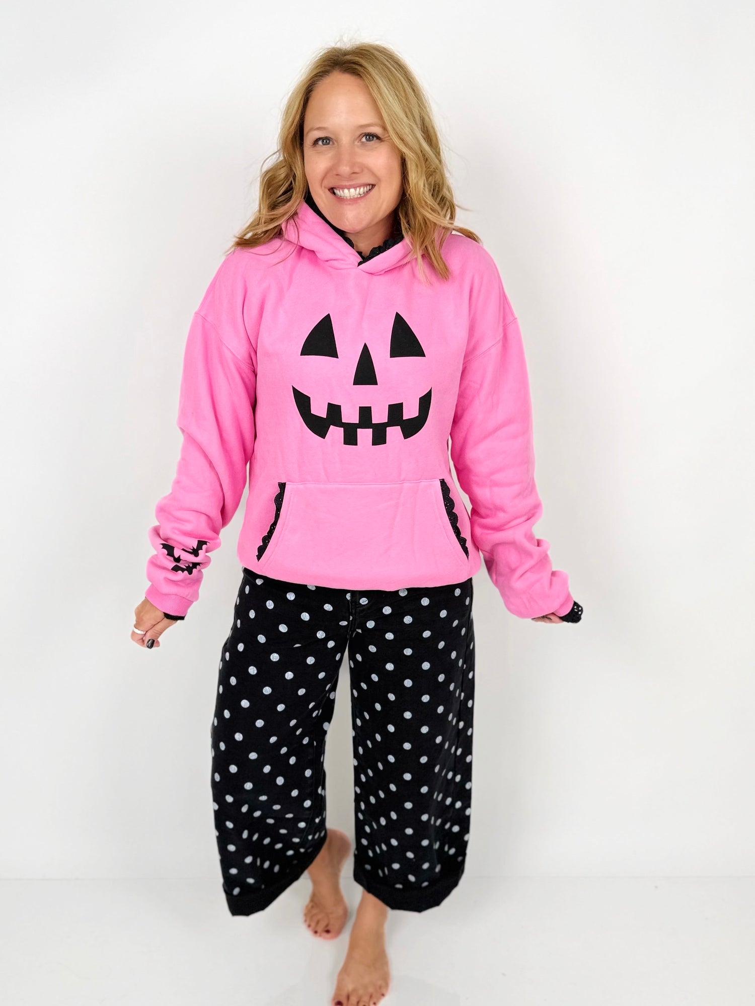 Ampersand Comfort Zone Hoodie - Lil' Miss Pumpkin {S-3X}