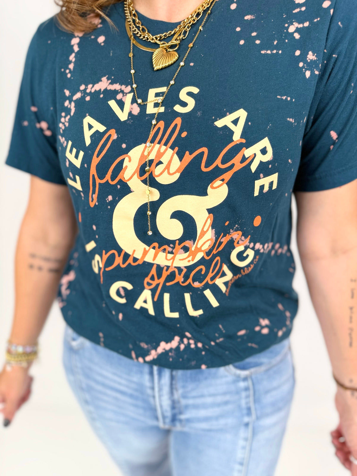Leaves are Falling Tee {S-3X}