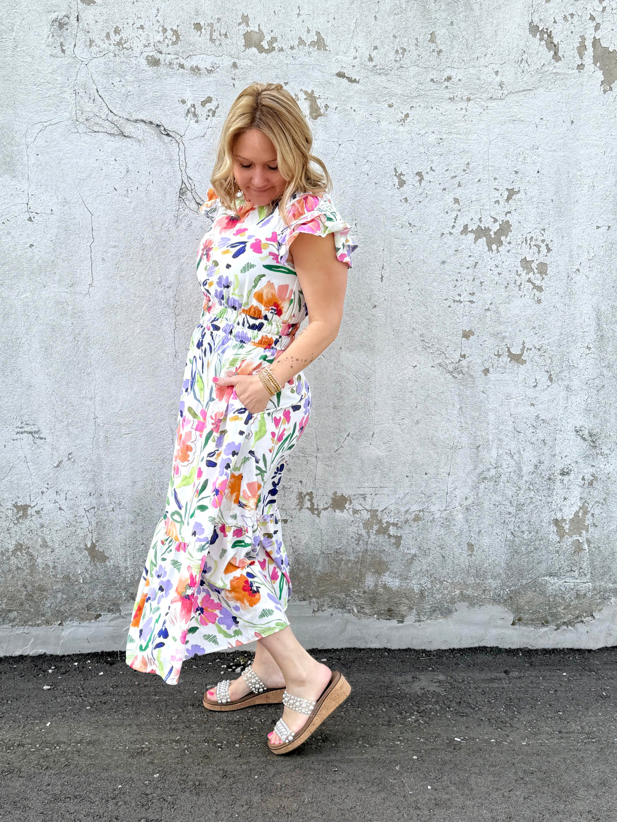 Blooming Elegance Dress {S-3X} - KaraMarie