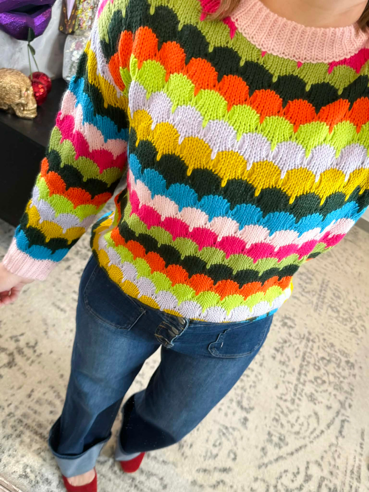 Colorfield Knit Sweater {S-L} - KaraMarie