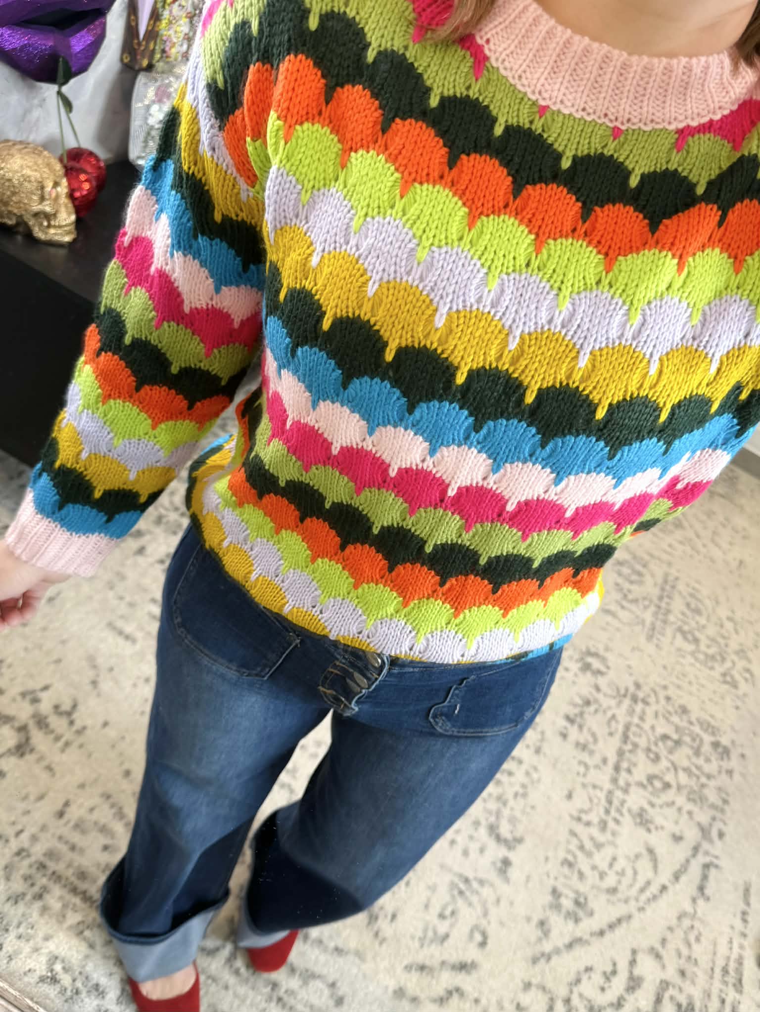 Colorfield Knit Sweater {S-L} - KaraMarie