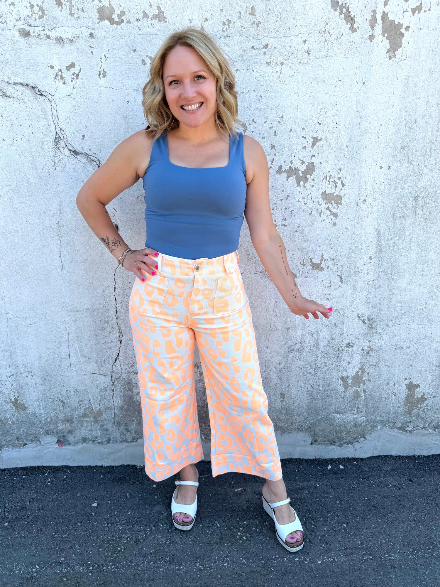 All-Day Comfort Tank in Blue {S-L}