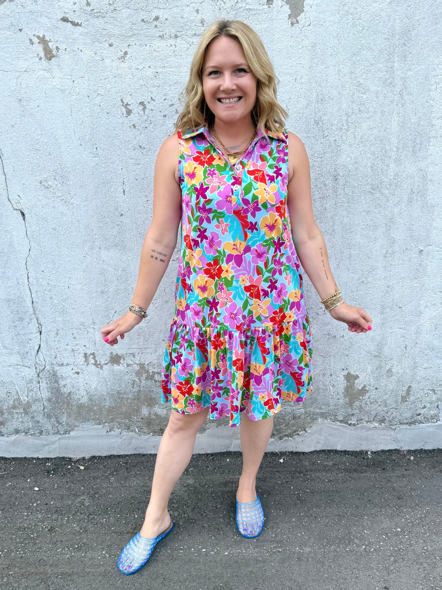 Coral Sands Dress {S-3X} - KaraMarie