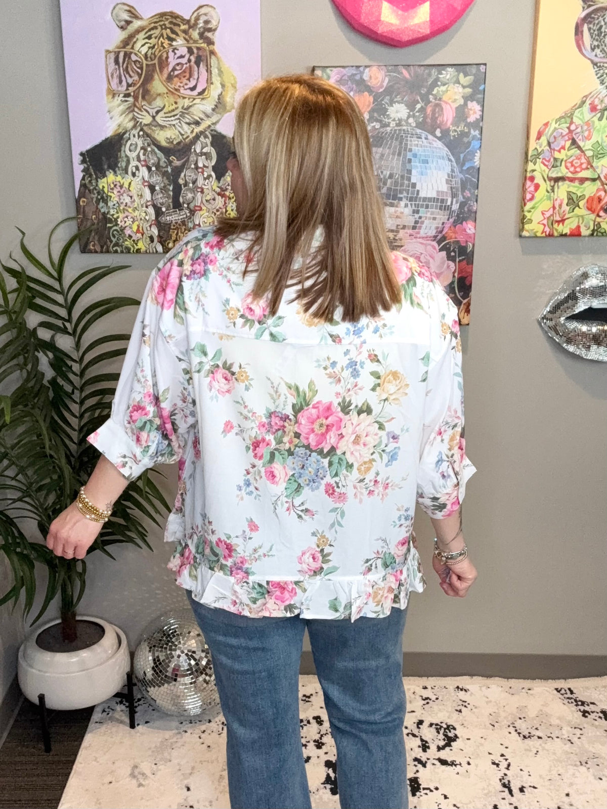 Sweet Meadow Peplum Blouse {S-3X} - KaraMarie