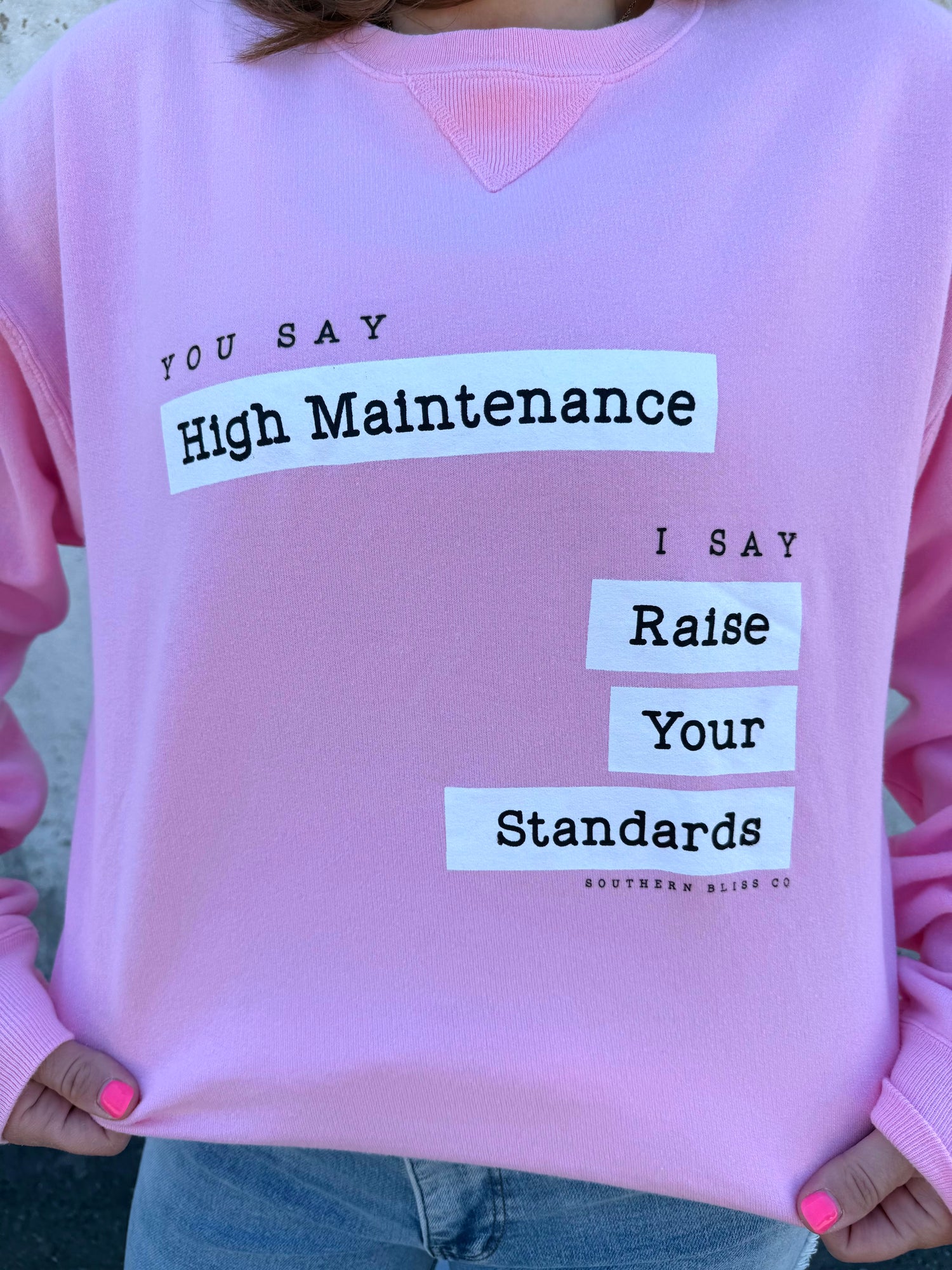 Raise Your Standards Sweatshirt {S-3X} - KaraMarie