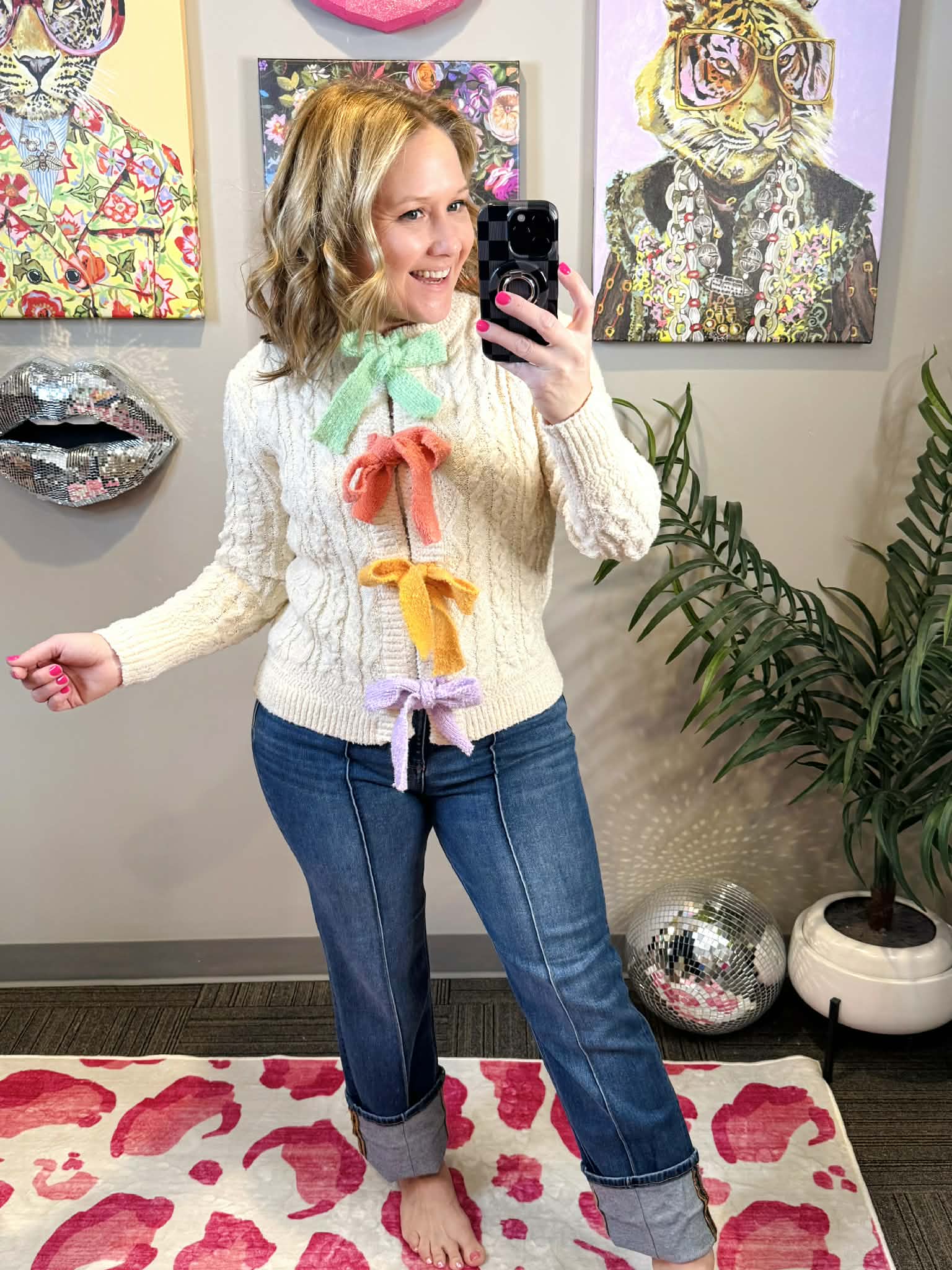 Pastel Dreams Bow Cardigan {S-L} - KaraMarie
