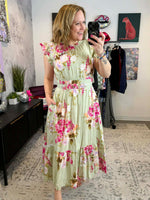 Petaled Grace Midi Dress {S-3X} - KaraMarie