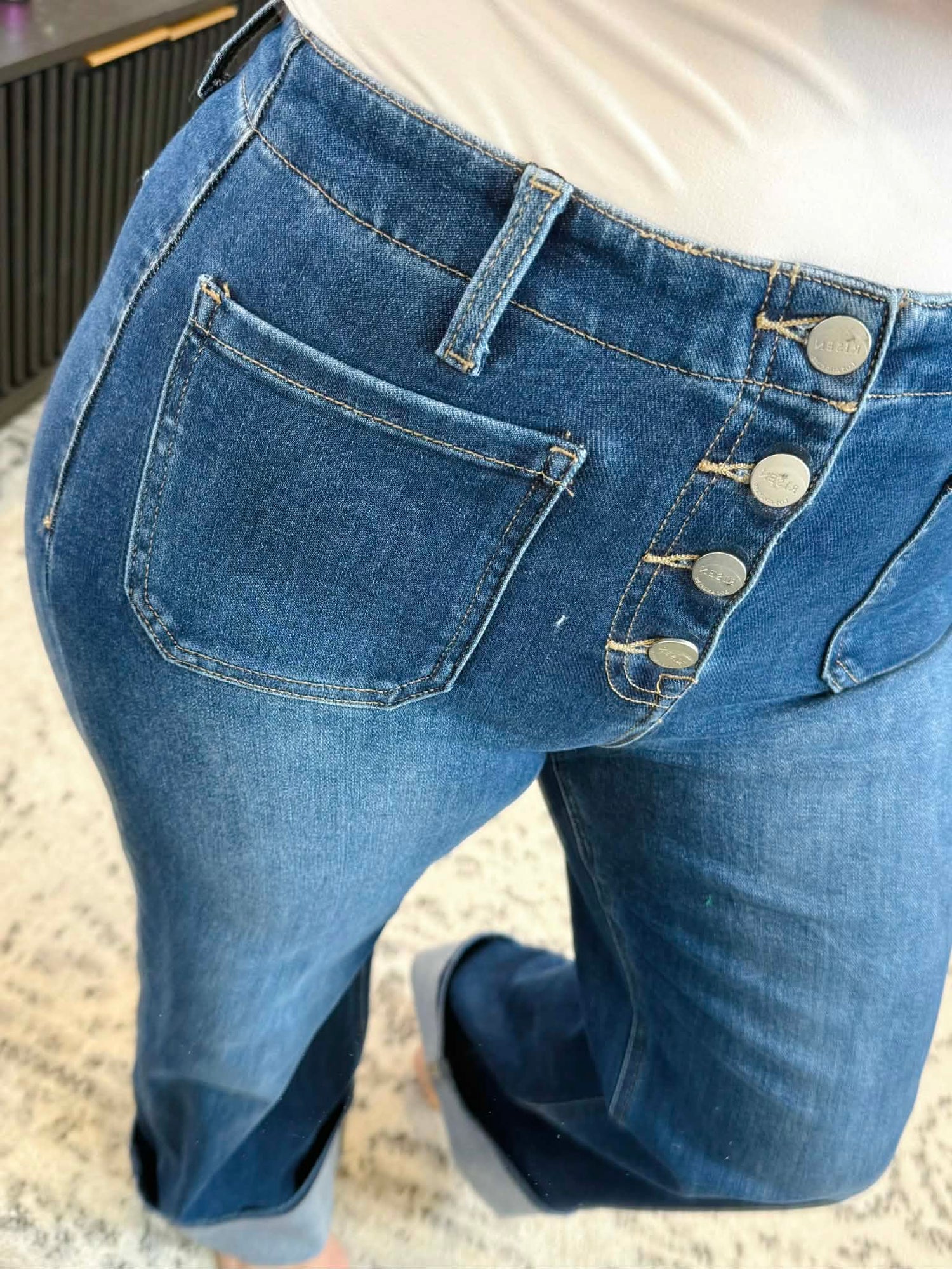 Risen Downtown Wide-Leg Jeans {5-3X}