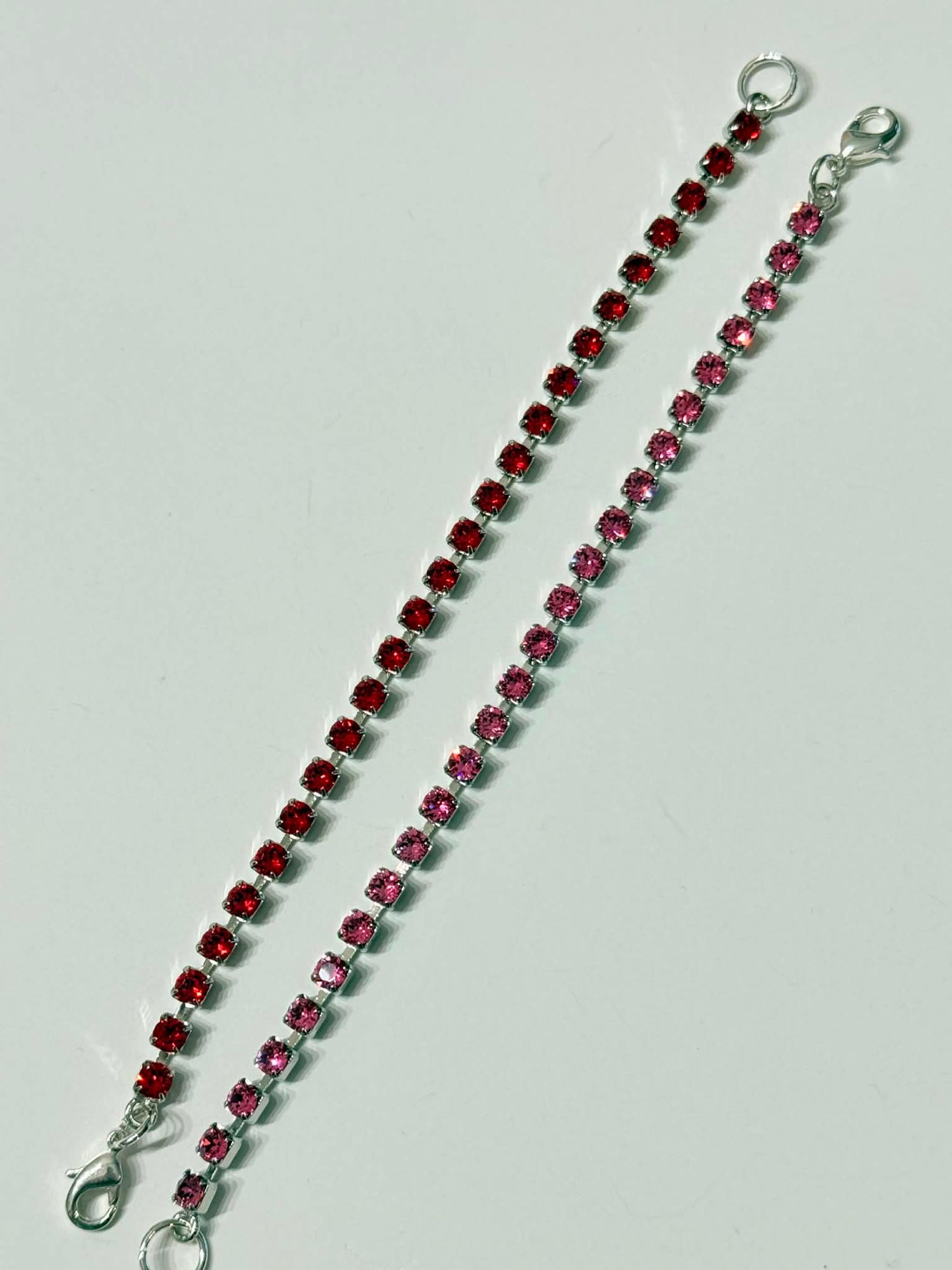 Thin Diamonds "Tennis" Style Bracelet {Multiple Colors}