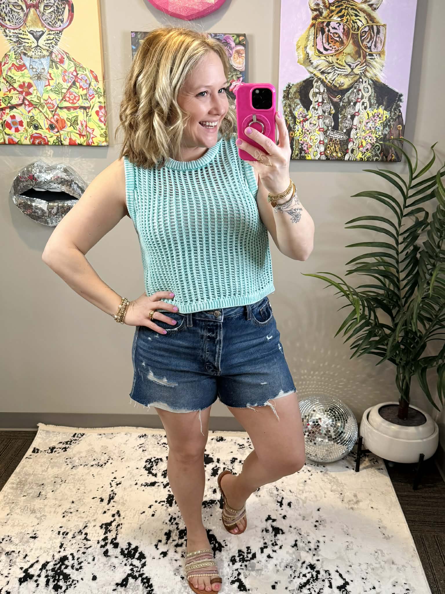Free Spirit Fishnet Sweater Vest - Multiple Colors! {S-L} - KaraMarie