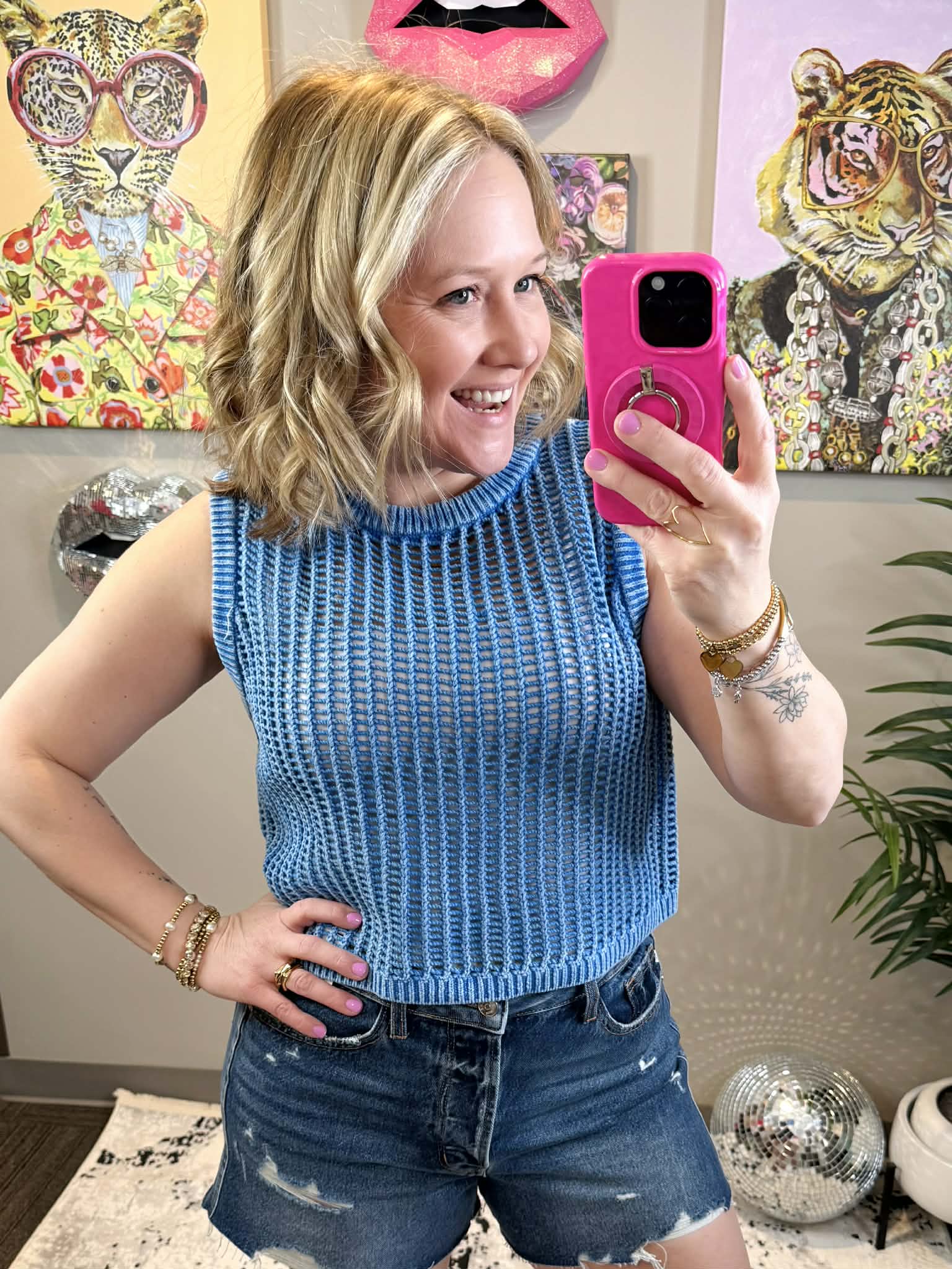 Free Spirit Fishnet Sweater Vest - Multiple Colors! {S-L} - KaraMarie