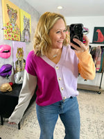 Color Craze Cardigan in Lilac {S-L} - KaraMarie