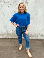 Effortless Texture Banded Top - Multiple Colors! {S-3X} - KaraMarie
