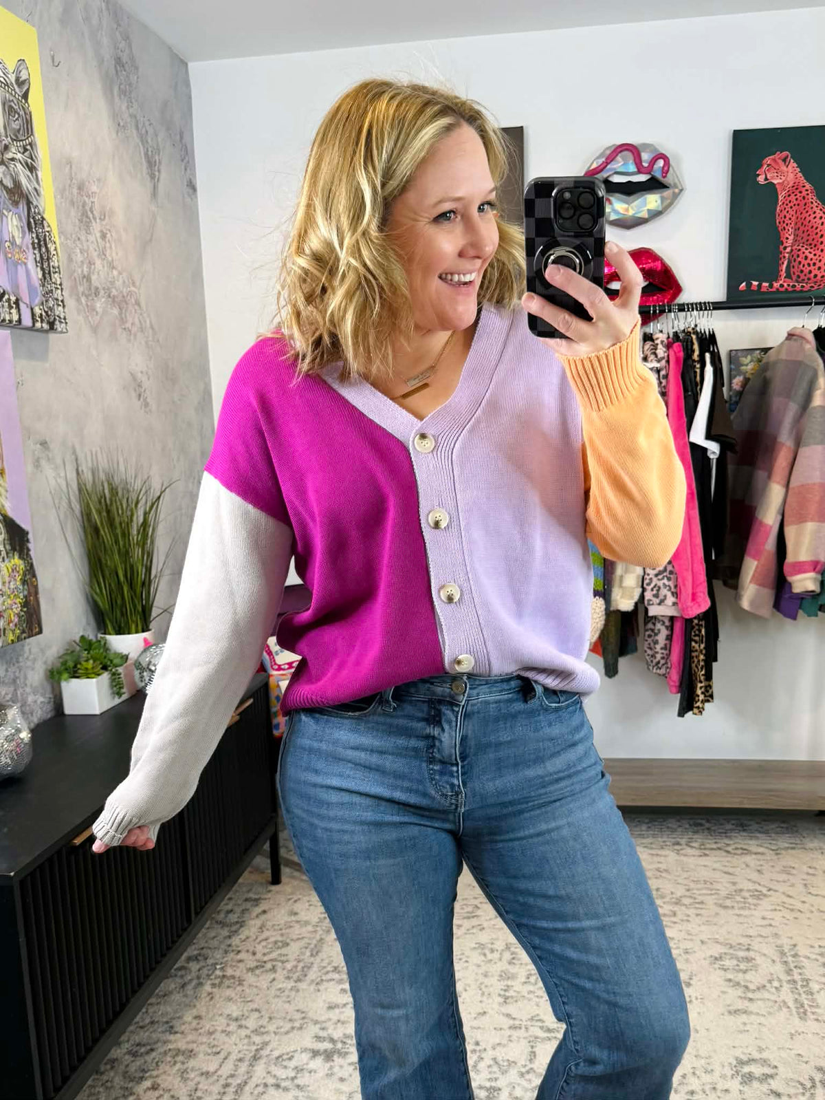 Color Craze Cardigan in Lilac {S-L} - KaraMarie