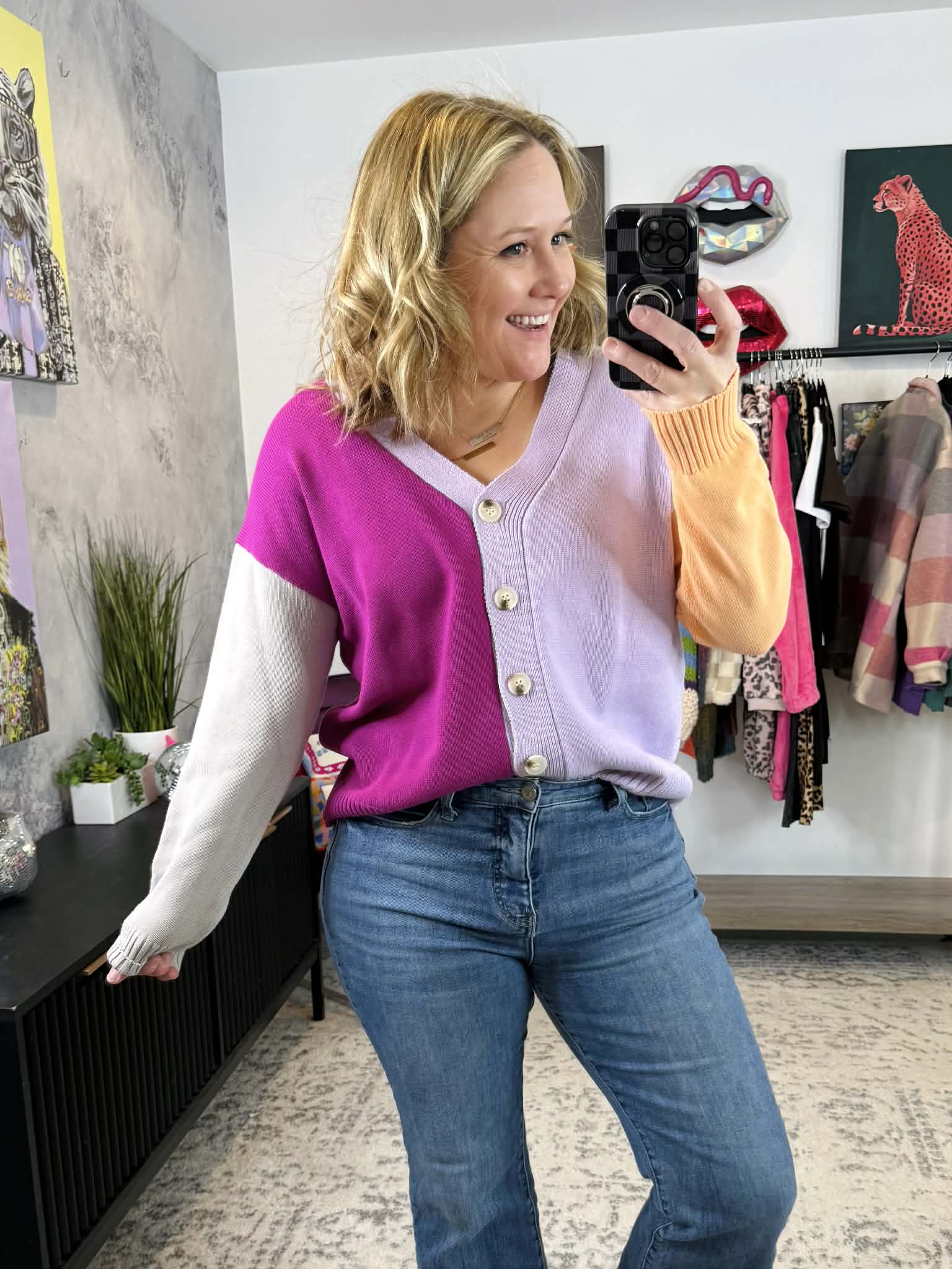 Color Craze Cardigan in Lilac {S-L} - KaraMarie