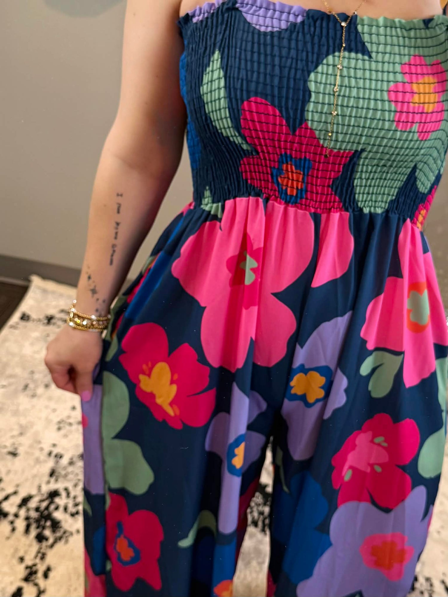 Big Blooms Jumpsuit {S-L}