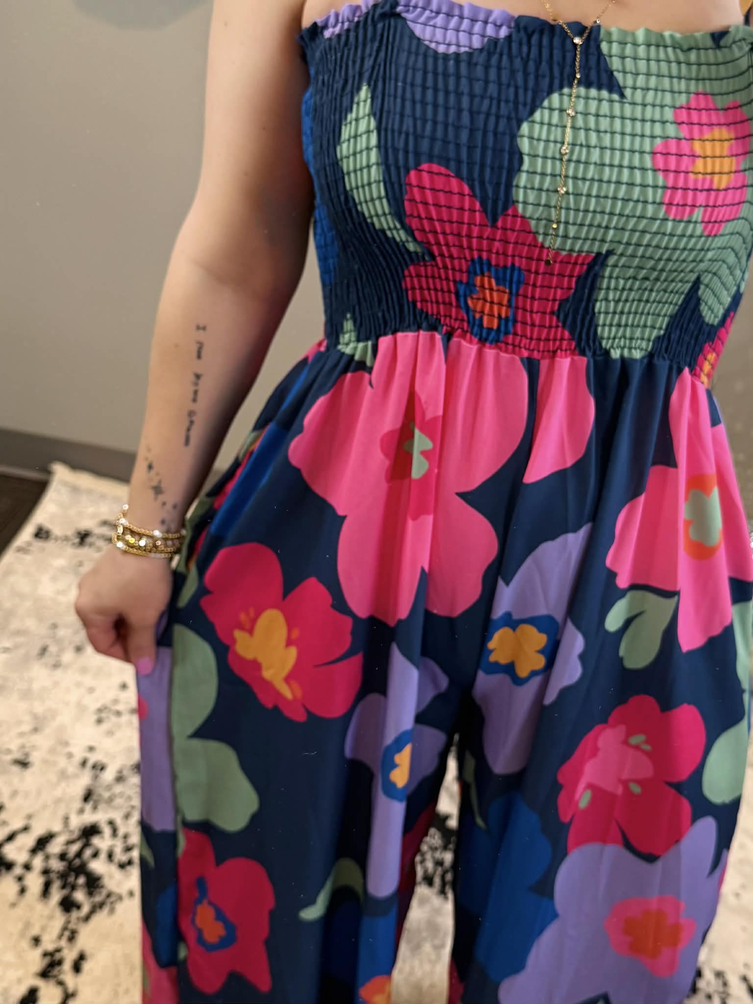Big Blooms Jumpsuit {S-L} - KaraMarie