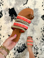 Boho Camel Sandals - POSH - KaraMarie