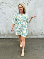 Petalway Denim Shirt Dress {S-L} - KaraMarie