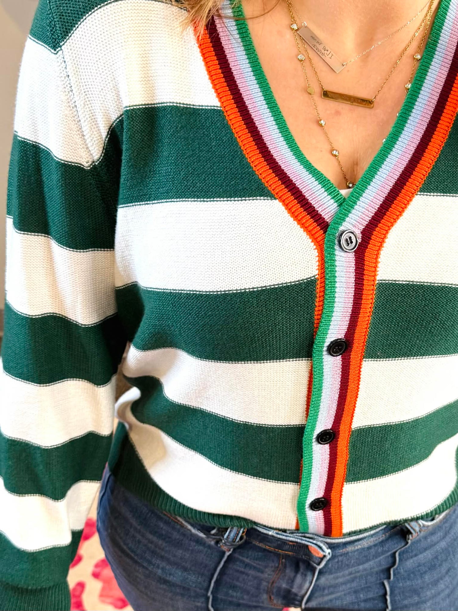 Sharp Lines Cardigan Top {S-L}