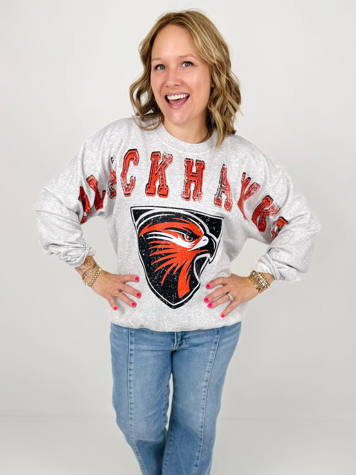 BLACKHAWKS Game Day Graffiti Sweatshirt {S-3X}