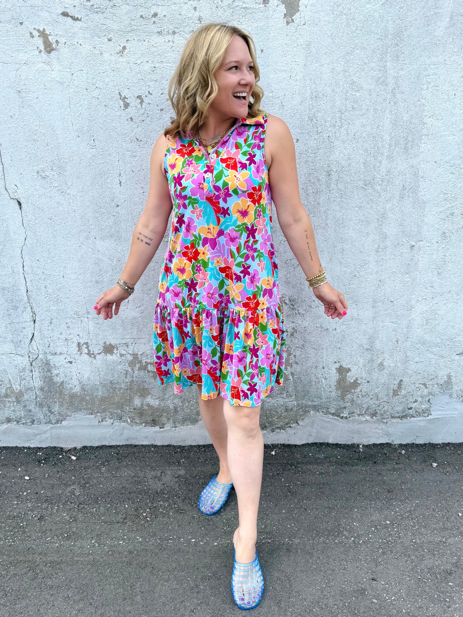 Coral Sands Dress {S-3X} - KaraMarie