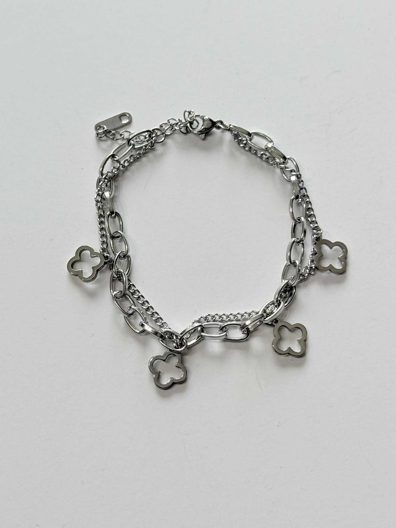 Clover Charm Bracelet {Waterproof} {Gold/Silver} - KaraMarie