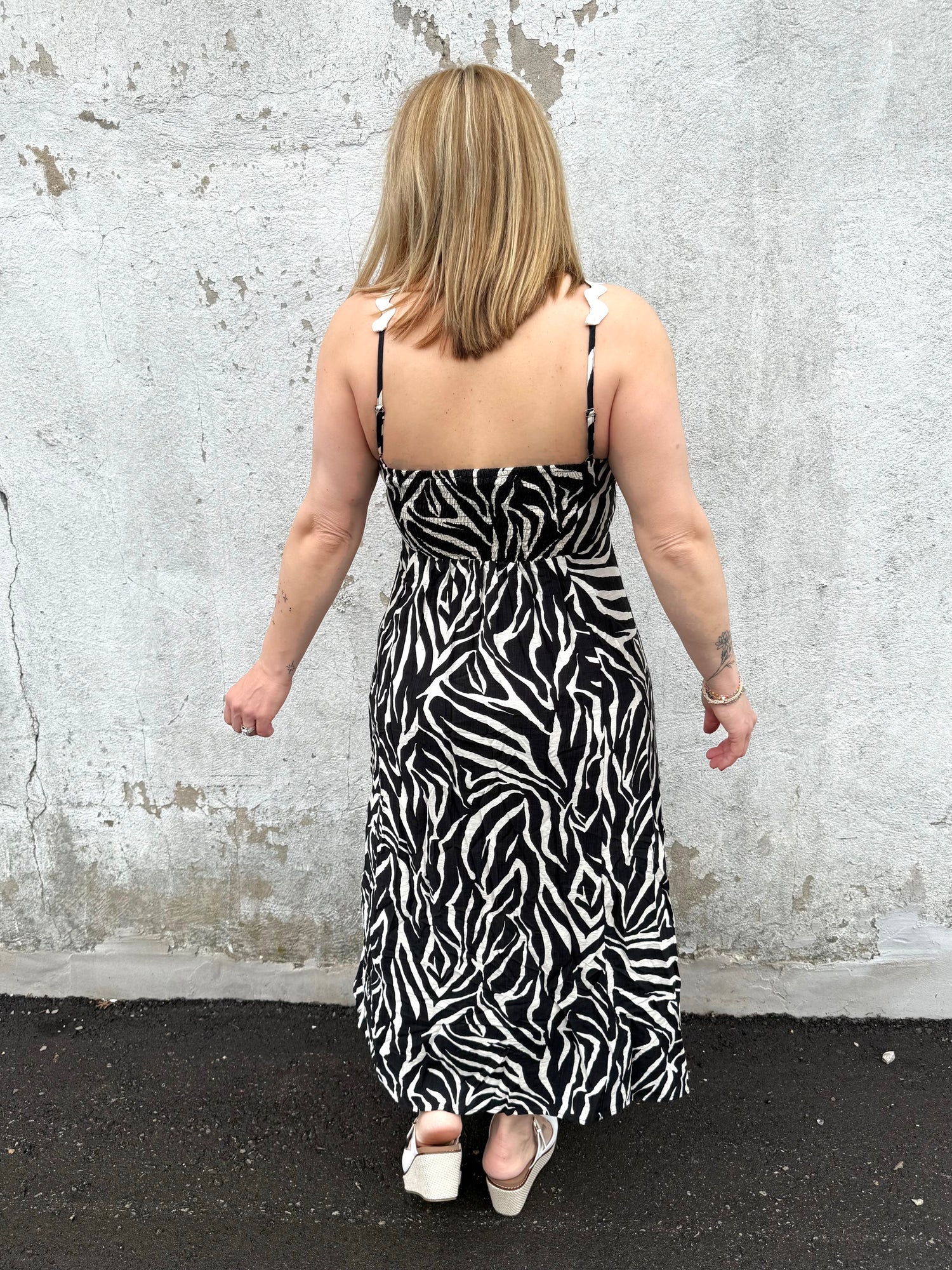 Modern Motion Midi Dress {S-L} - KaraMarie