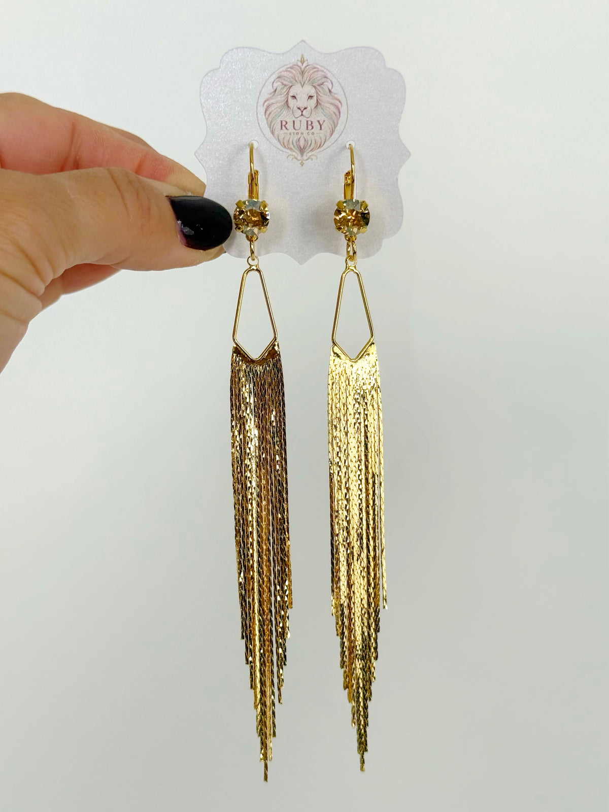 The Golden Fringe Earrings :: Golden Hour Collection