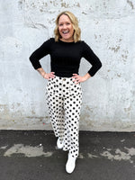 Playful Polka Wide-Leg Pants {S-2X} - KaraMarie