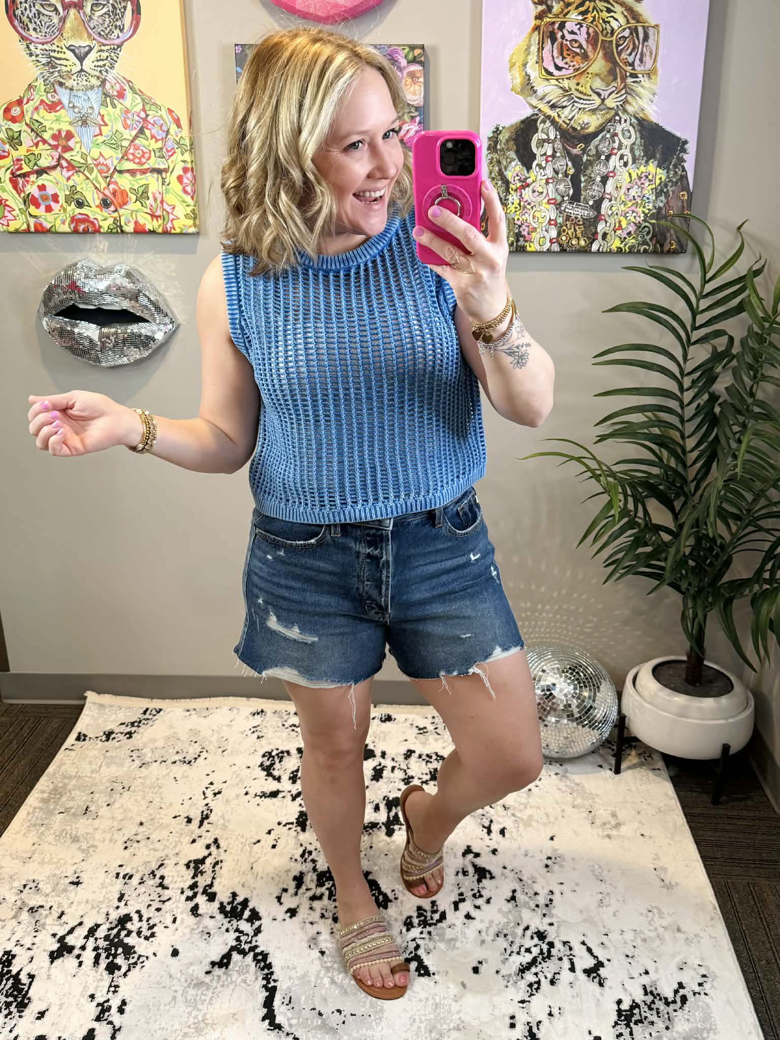 Free Spirit Fishnet Sweater Vest - Multiple Colors! {S-L} - KaraMarie