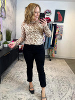 BLAKELEY Dress It Up Mesh Tops in Cheetah Hearts {S/M-2X} - KaraMarie