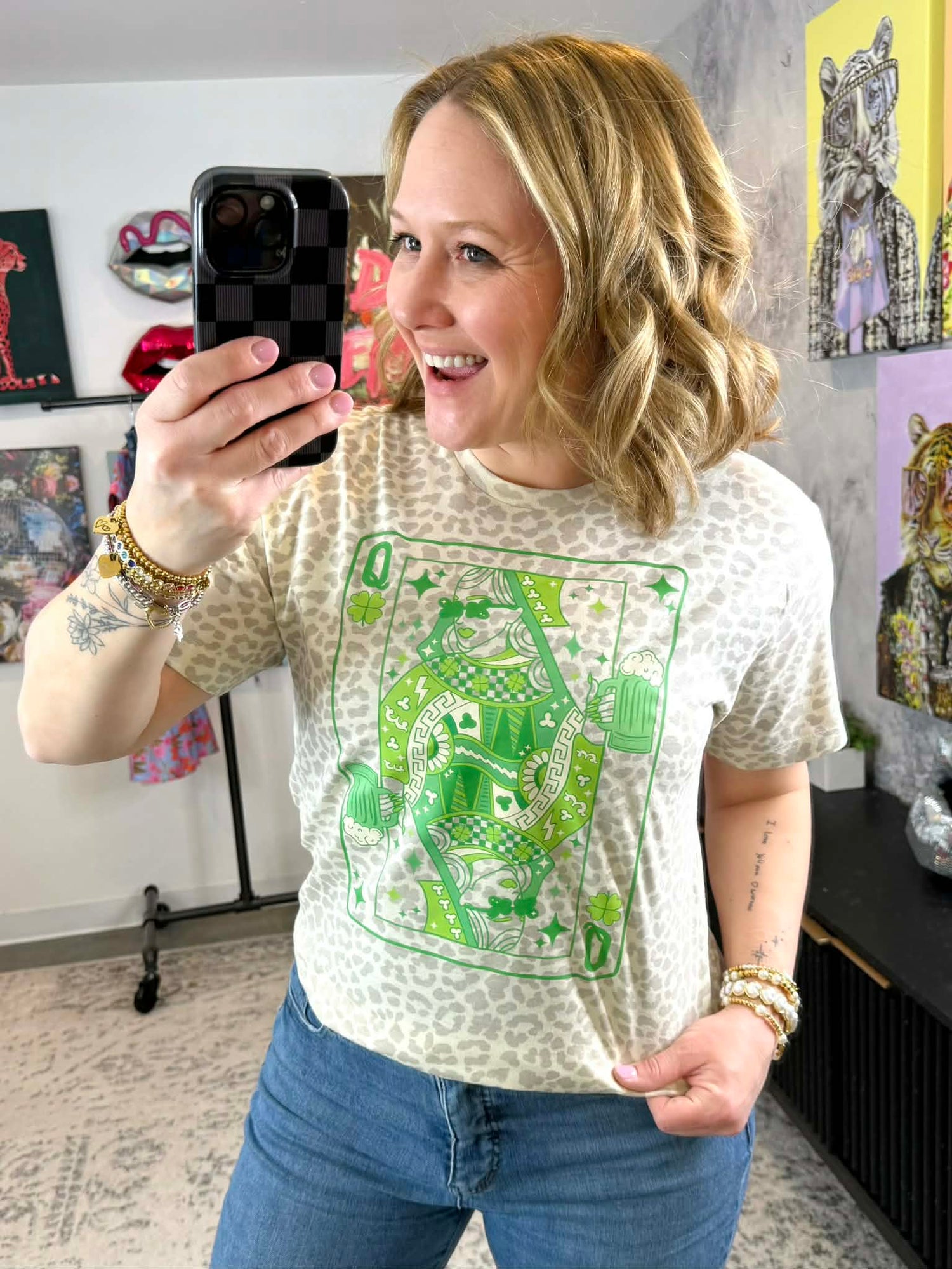 Queen of Shamrocks Graphic Tee {Custom Order!} - KaraMarie