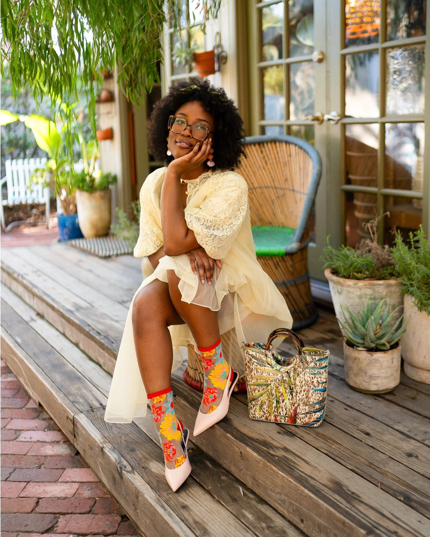 Sock Candy - Flower Power Sheer Sock