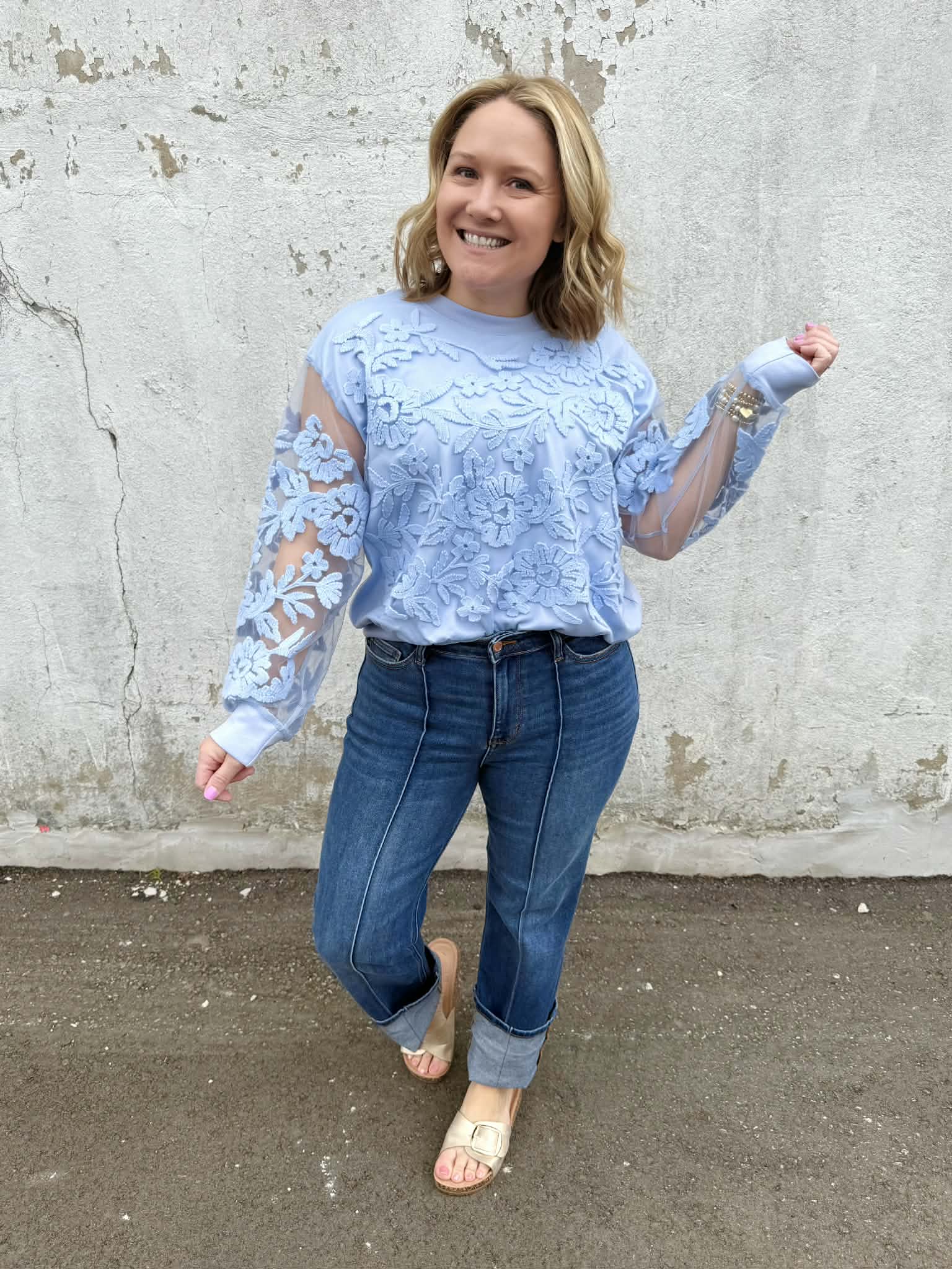 Bloom Illusion Top {S-3X} - KaraMarie