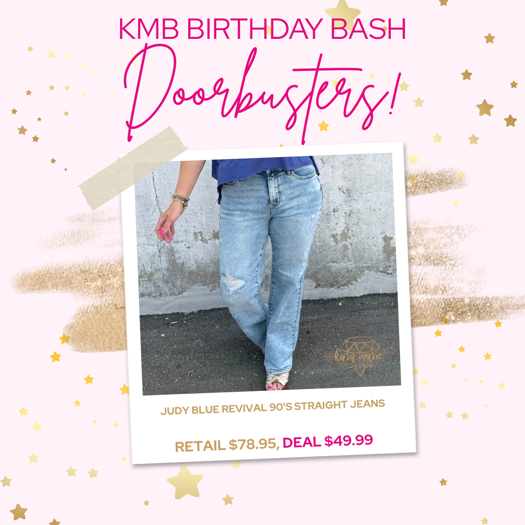 Judy Blue Revival 90's Straight Jeans {1-18W}