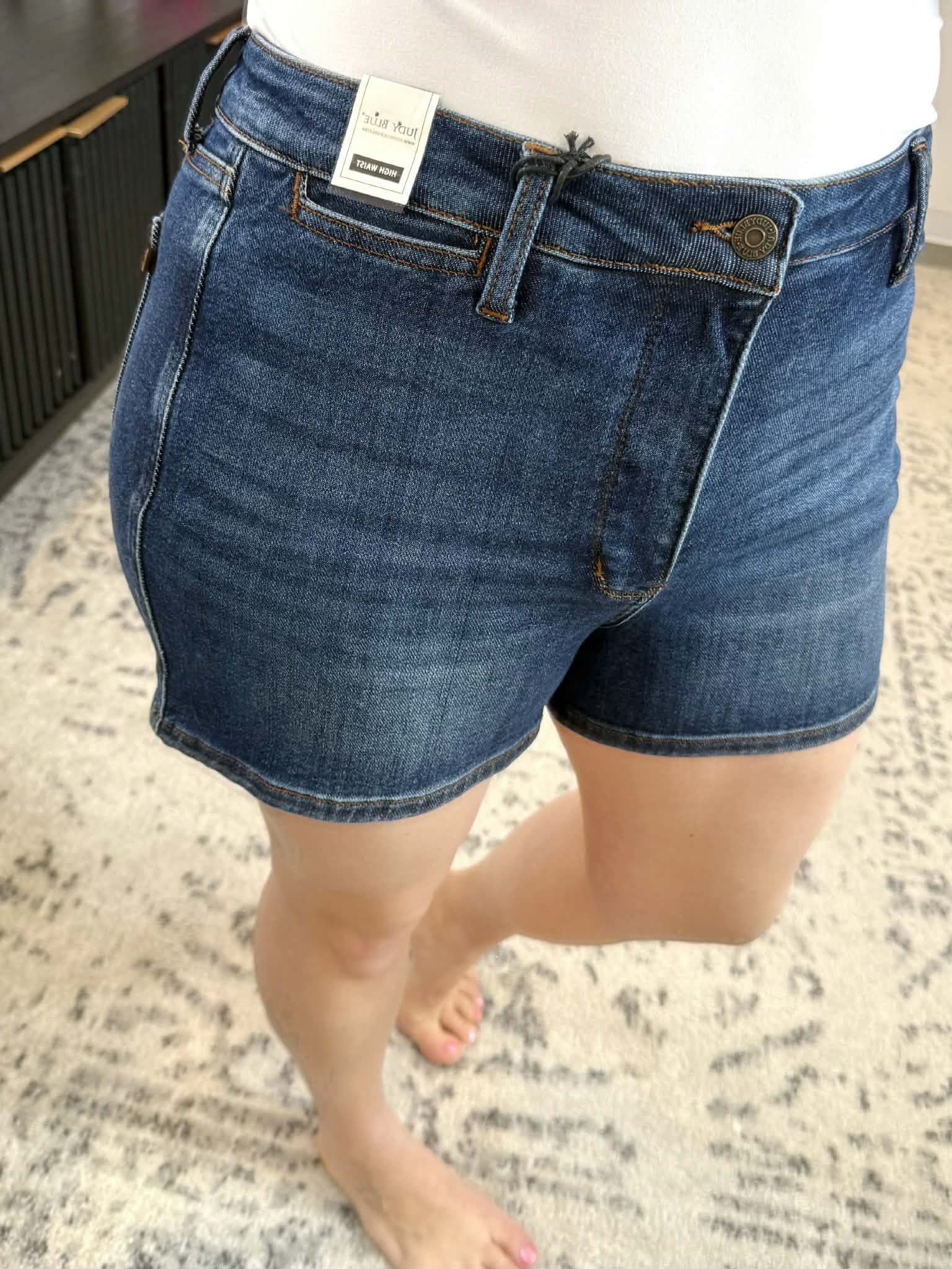 Judy Blue Slim Line Shorts {S-3X} - KaraMarie