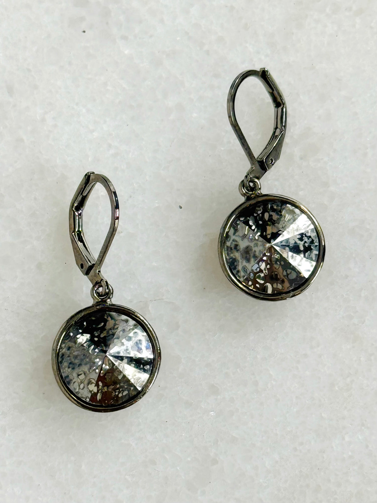 The Elle Earrings :: Black Patina