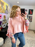 Meg Pullover Poncho - Peach {XS-CURVY} - KaraMarie