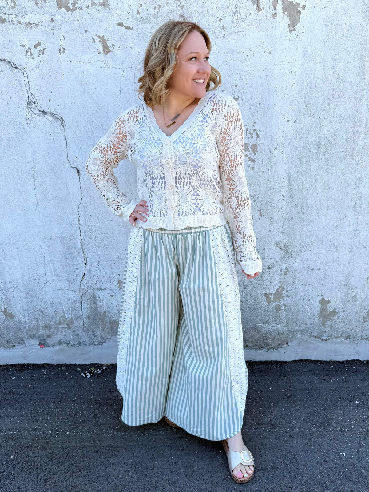 Heirloom Crochet Cardigan Top {S/M-M/L} - KaraMarie