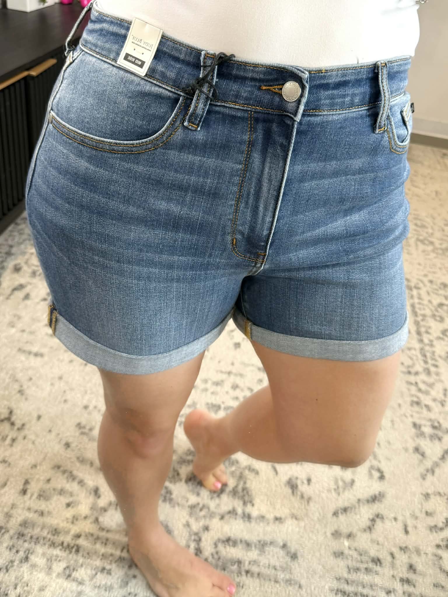 Judy Blue Clean Slate Cuffed Shorts {S-3X} - KaraMarie